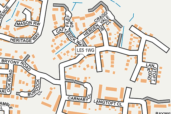 LE5 1WG map - OS OpenMap – Local (Ordnance Survey) LE5 1WG map - OS OpenMap – Local (Ordnance Survey)