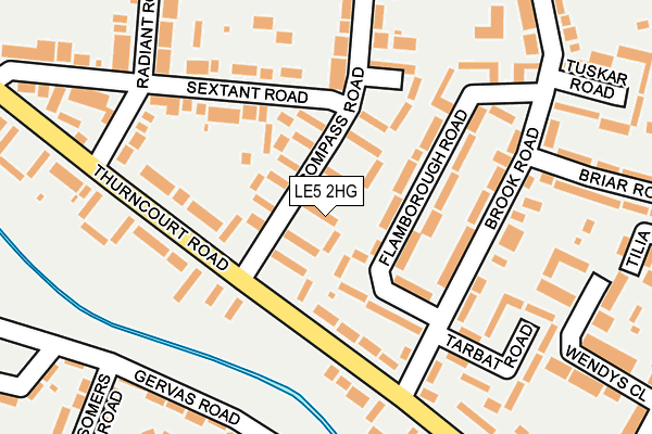 LE5 2HG map - OS OpenMap – Local (Ordnance Survey) LE5 2HG map - OS OpenMap – Local (Ordnance Survey)