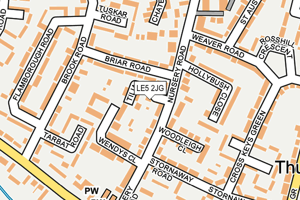 LE5 2JG map - OS OpenMap – Local (Ordnance Survey) LE5 2JG map - OS OpenMap – Local (Ordnance Survey)