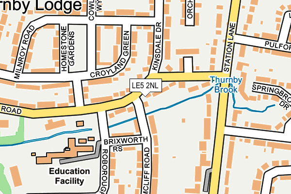 LE5 2NL map - OS OpenMap – Local (Ordnance Survey) LE5 2NL map - OS OpenMap – Local (Ordnance Survey)