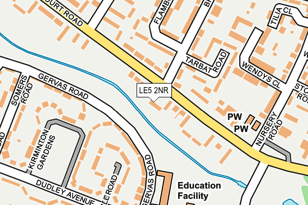 LE5 2NR map - OS OpenMap – Local (Ordnance Survey) LE5 2NR map - OS OpenMap – Local (Ordnance Survey)