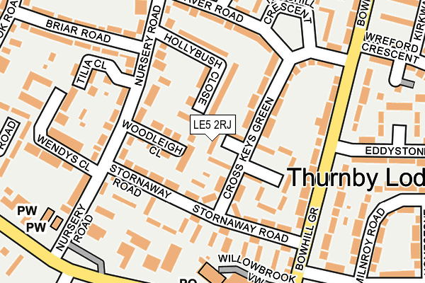 LE5 2RJ map - OS OpenMap – Local (Ordnance Survey) LE5 2RJ map - OS OpenMap – Local (Ordnance Survey)