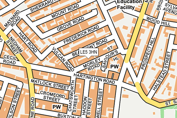 LE5 3HN map - OS OpenMap – Local (Ordnance Survey) LE5 3HN map - OS OpenMap – Local (Ordnance Survey)