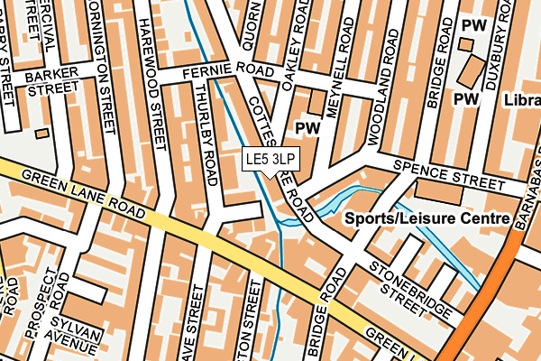LE5 3LP map - OS OpenMap – Local (Ordnance Survey) LE5 3LP map - OS OpenMap – Local (Ordnance Survey)