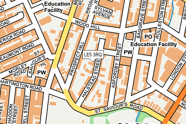 LE5 3RQ map - OS OpenMap – Local (Ordnance Survey) LE5 3RQ map - OS OpenMap – Local (Ordnance Survey)