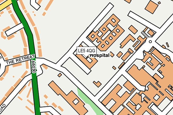LE5 4QG map - OS OpenMap – Local (Ordnance Survey) LE5 4QG map - OS OpenMap – Local (Ordnance Survey)