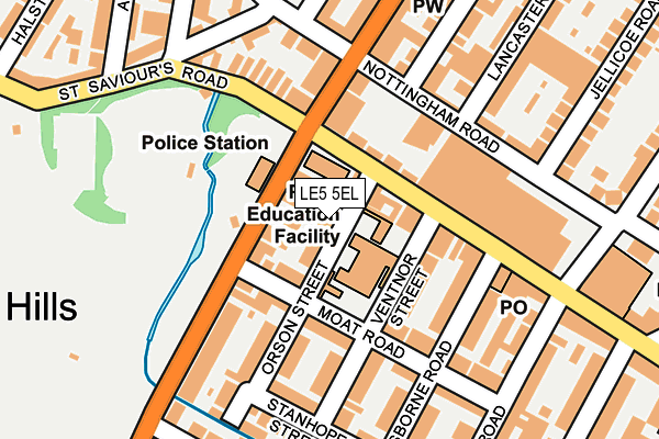 LE5 5EL map - OS OpenMap – Local (Ordnance Survey) LE5 5EL map - OS OpenMap – Local (Ordnance Survey)