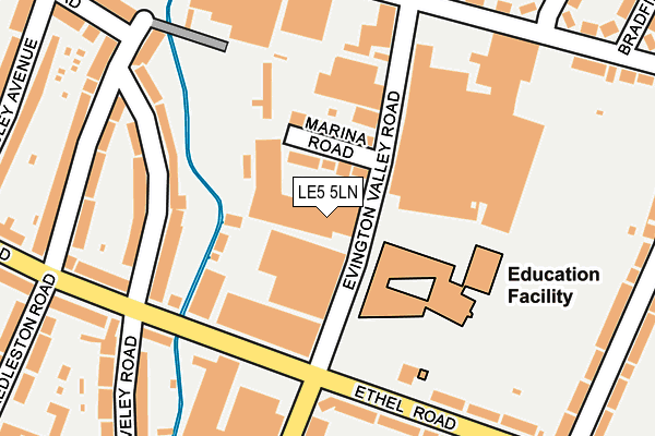 LE5 5LN map - OS OpenMap – Local (Ordnance Survey) LE5 5LN map - OS OpenMap – Local (Ordnance Survey)