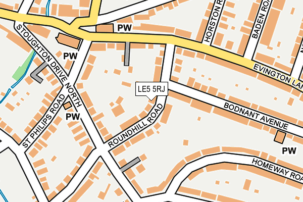 LE5 5RJ map - OS OpenMap – Local (Ordnance Survey) LE5 5RJ map - OS OpenMap – Local (Ordnance Survey)