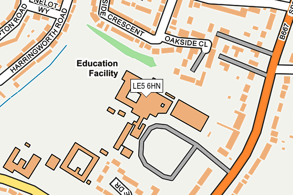 LE5 6HN map - OS OpenMap – Local (Ordnance Survey) LE5 6HN map - OS OpenMap – Local (Ordnance Survey)