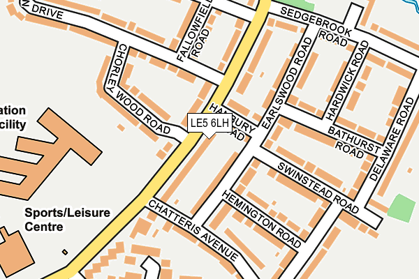 LE5 6LH map - OS OpenMap – Local (Ordnance Survey) LE5 6LH map - OS OpenMap – Local (Ordnance Survey)