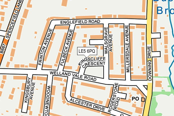 LE5 6PQ map - OS OpenMap – Local (Ordnance Survey) LE5 6PQ map - OS OpenMap – Local (Ordnance Survey)