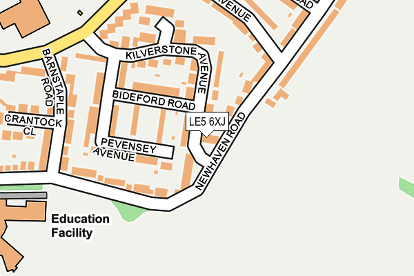 LE5 6XJ map - OS OpenMap – Local (Ordnance Survey) LE5 6XJ map - OS OpenMap – Local (Ordnance Survey)