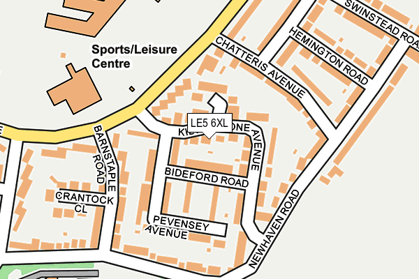 LE5 6XL map - OS OpenMap – Local (Ordnance Survey) LE5 6XL map - OS OpenMap – Local (Ordnance Survey)