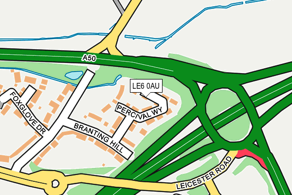 LE6 0AU map - OS OpenMap – Local (Ordnance Survey) LE6 0AU map - OS OpenMap – Local (Ordnance Survey)