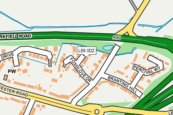 LE6 0DZ map - OS OpenMap – Local (Ordnance Survey) LE6 0DZ map - OS OpenMap – Local (Ordnance Survey)