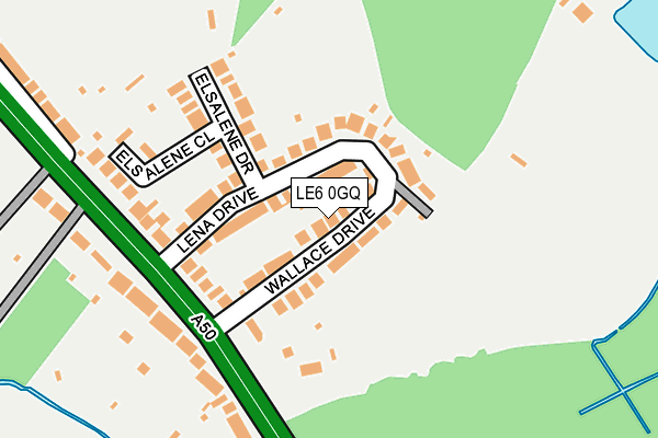 LE6 0GQ map - OS OpenMap – Local (Ordnance Survey) LE6 0GQ map - OS OpenMap – Local (Ordnance Survey)