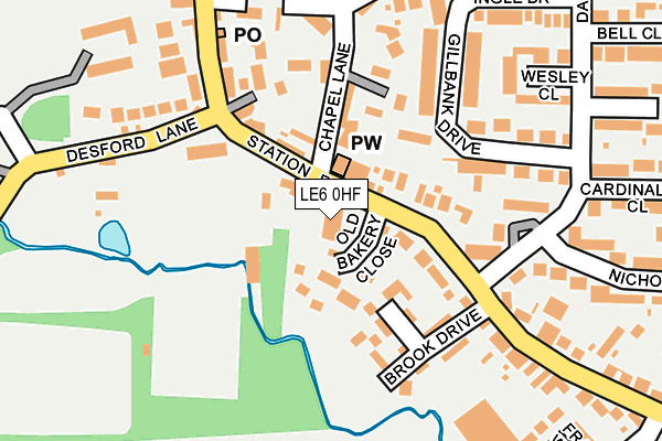 LE6 0HF map - OS OpenMap – Local (Ordnance Survey) LE6 0HF map - OS OpenMap – Local (Ordnance Survey)
