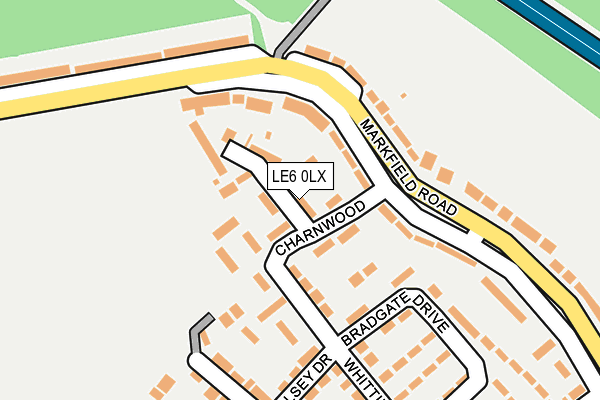 LE6 0LX map - OS OpenMap – Local (Ordnance Survey) LE6 0LX map - OS OpenMap – Local (Ordnance Survey)