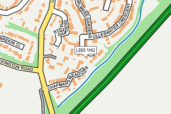 LE65 1HG map - OS OpenMap – Local (Ordnance Survey) LE65 1HG map - OS OpenMap – Local (Ordnance Survey)