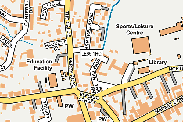 LE65 1HQ map - OS OpenMap – Local (Ordnance Survey) LE65 1HQ map - OS OpenMap – Local (Ordnance Survey)