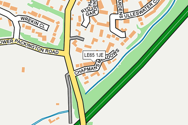 LE65 1JE map - OS OpenMap – Local (Ordnance Survey) LE65 1JE map - OS OpenMap – Local (Ordnance Survey)