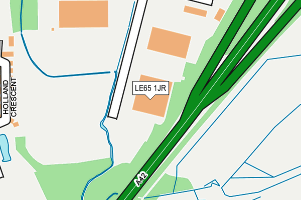 LE65 1JR map - OS OpenMap – Local (Ordnance Survey) LE65 1JR map - OS OpenMap – Local (Ordnance Survey)