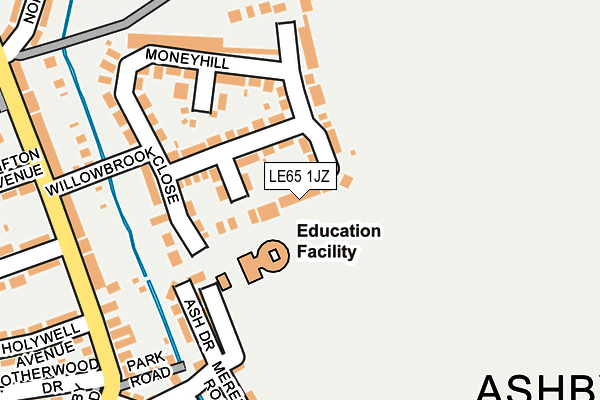 LE65 1JZ map - OS OpenMap – Local (Ordnance Survey) LE65 1JZ map - OS OpenMap – Local (Ordnance Survey)