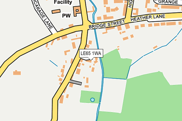 LE65 1WA map - OS OpenMap – Local (Ordnance Survey) LE65 1WA map - OS OpenMap – Local (Ordnance Survey)
