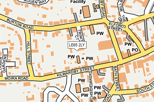 LE65 2LY map - OS OpenMap – Local (Ordnance Survey) LE65 2LY map - OS OpenMap – Local (Ordnance Survey)