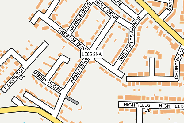 LE65 2NA map - OS OpenMap – Local (Ordnance Survey) LE65 2NA map - OS OpenMap – Local (Ordnance Survey)