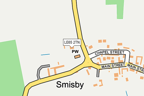LE65 2TN map - OS OpenMap – Local (Ordnance Survey) LE65 2TN map - OS OpenMap – Local (Ordnance Survey)