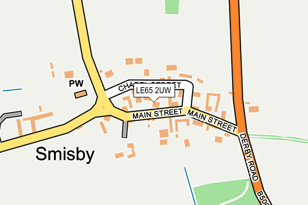 LE65 2UW map - OS OpenMap – Local (Ordnance Survey) LE65 2UW map - OS OpenMap – Local (Ordnance Survey)