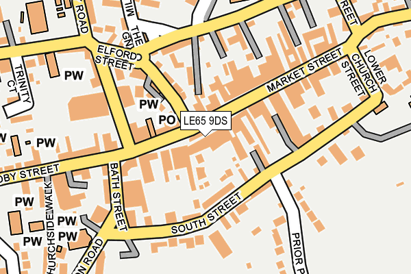 LE65 9DS map - OS OpenMap – Local (Ordnance Survey) LE65 9DS map - OS OpenMap – Local (Ordnance Survey)
