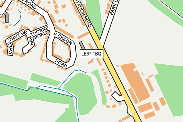 LE67 1BQ map - OS OpenMap – Local (Ordnance Survey) LE67 1BQ map - OS OpenMap – Local (Ordnance Survey)