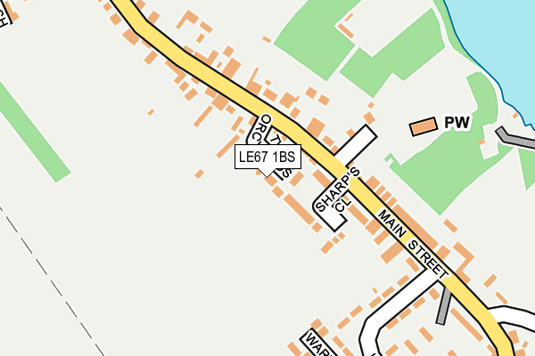 LE67 1BS map - OS OpenMap – Local (Ordnance Survey) LE67 1BS map - OS OpenMap – Local (Ordnance Survey)