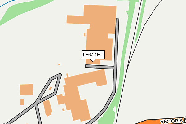 LE67 1ET map - OS OpenMap – Local (Ordnance Survey) LE67 1ET map - OS OpenMap – Local (Ordnance Survey)