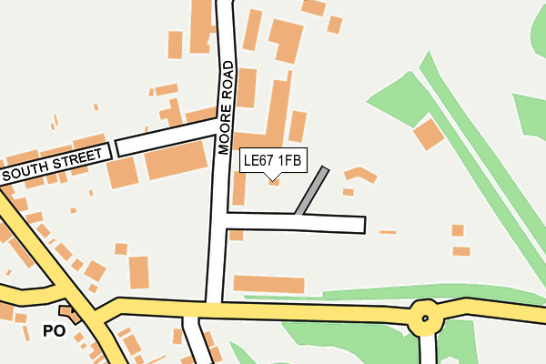 LE67 1FB map - OS OpenMap – Local (Ordnance Survey) LE67 1FB map - OS OpenMap – Local (Ordnance Survey)