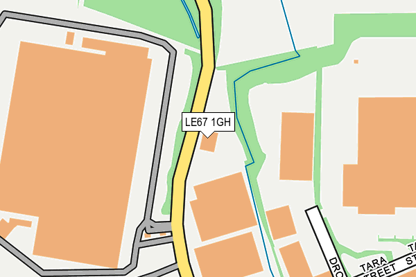 LE67 1GH map - OS OpenMap – Local (Ordnance Survey) LE67 1GH map - OS OpenMap – Local (Ordnance Survey)