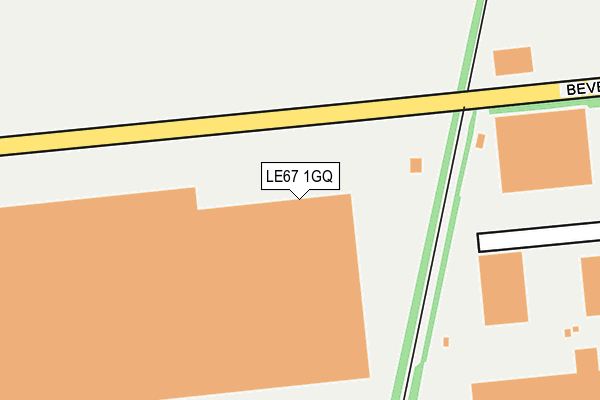 LE67 1GQ map - OS OpenMap – Local (Ordnance Survey) LE67 1GQ map - OS OpenMap – Local (Ordnance Survey)