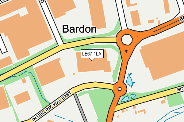 LE67 1LA map - OS OpenMap – Local (Ordnance Survey) LE67 1LA map - OS OpenMap – Local (Ordnance Survey)