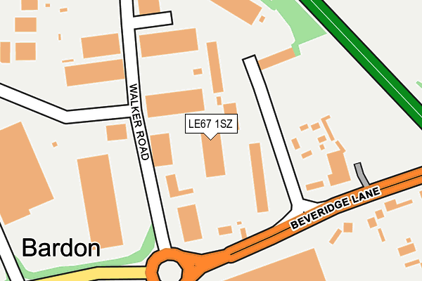 LE67 1SZ map - OS OpenMap – Local (Ordnance Survey) LE67 1SZ map - OS OpenMap – Local (Ordnance Survey)