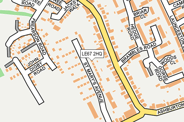 LE67 2HQ map - OS OpenMap – Local (Ordnance Survey) LE67 2HQ map - OS OpenMap – Local (Ordnance Survey)