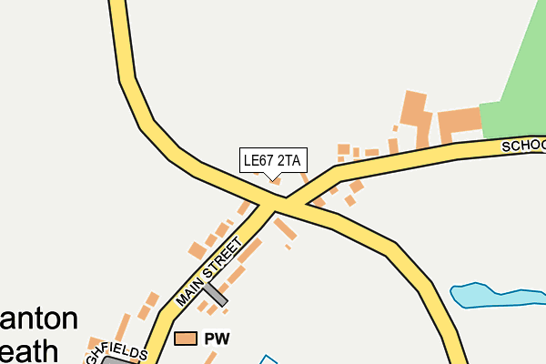 LE67 2TA map - OS OpenMap – Local (Ordnance Survey) LE67 2TA map - OS OpenMap – Local (Ordnance Survey)