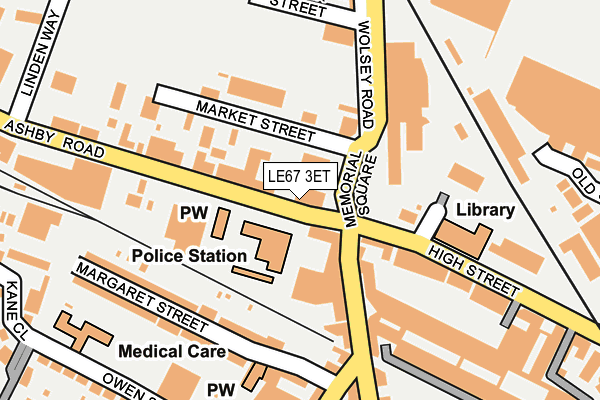 LE67 3ET map - OS OpenMap – Local (Ordnance Survey) LE67 3ET map - OS OpenMap – Local (Ordnance Survey)