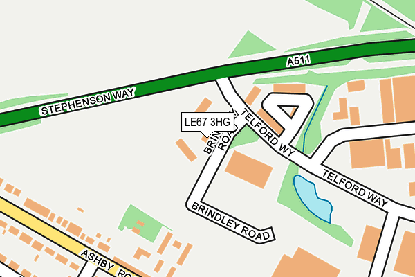 LE67 3HG map - OS OpenMap – Local (Ordnance Survey) LE67 3HG map - OS OpenMap – Local (Ordnance Survey)