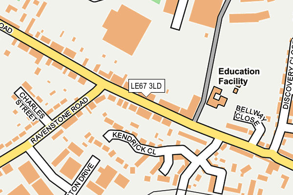 LE67 3LD map - OS OpenMap – Local (Ordnance Survey) LE67 3LD map - OS OpenMap – Local (Ordnance Survey)