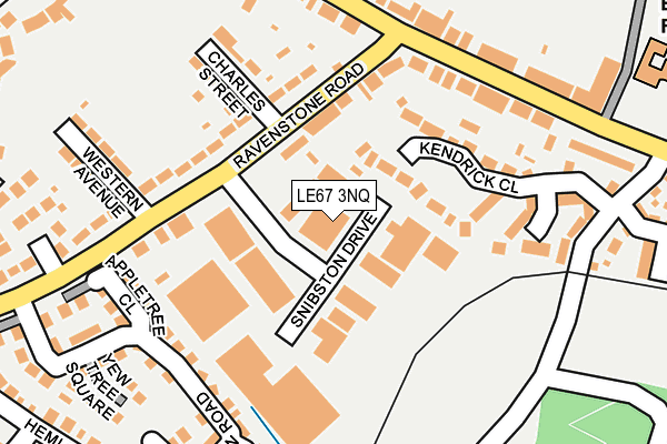 LE67 3NQ map - OS OpenMap – Local (Ordnance Survey) LE67 3NQ map - OS OpenMap – Local (Ordnance Survey)