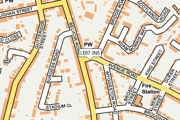 LE67 3NS map - OS OpenMap – Local (Ordnance Survey) LE67 3NS map - OS OpenMap – Local (Ordnance Survey)