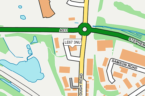 LE67 3NU map - OS OpenMap – Local (Ordnance Survey) LE67 3NU map - OS OpenMap – Local (Ordnance Survey)